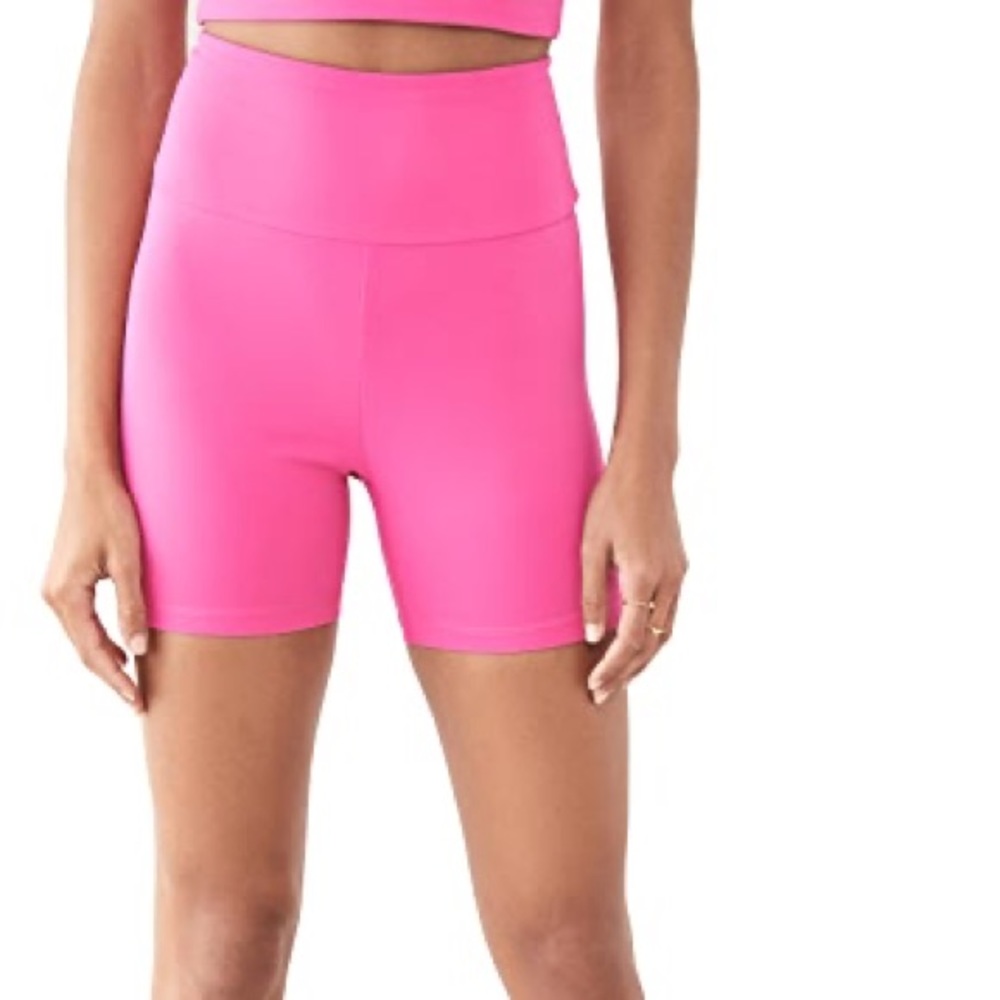 susana monaco biker shorts pink size SM